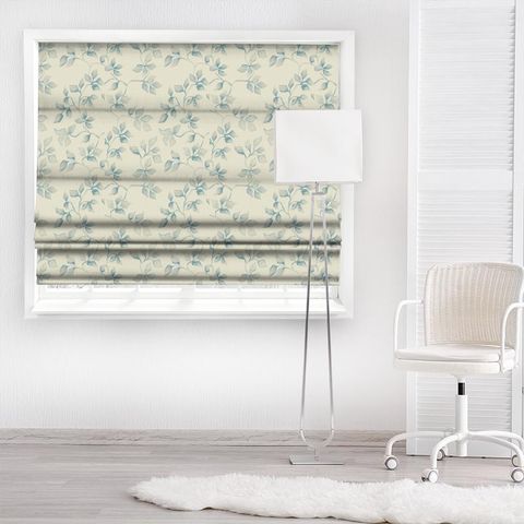 Ivy French Blue Made To Measure Roman Blind