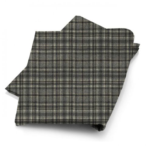 Harrogate Plaid Grey Black Fabric