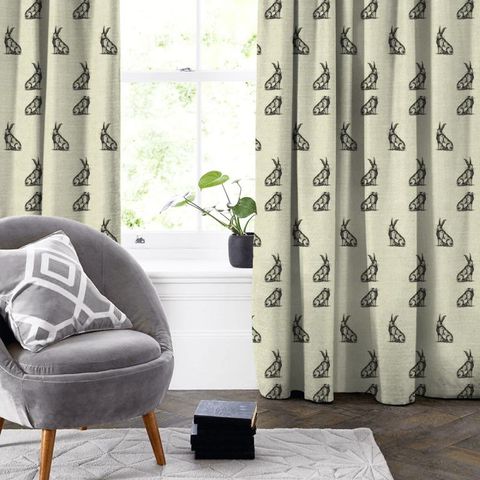 Horace Hare Natural Made To Measure Curtain