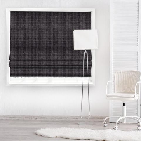 Houndstooth Ocean Spray Made To Measure Roman Blind