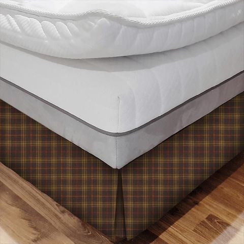 Mexicana Check Pepper Bed Base Valance