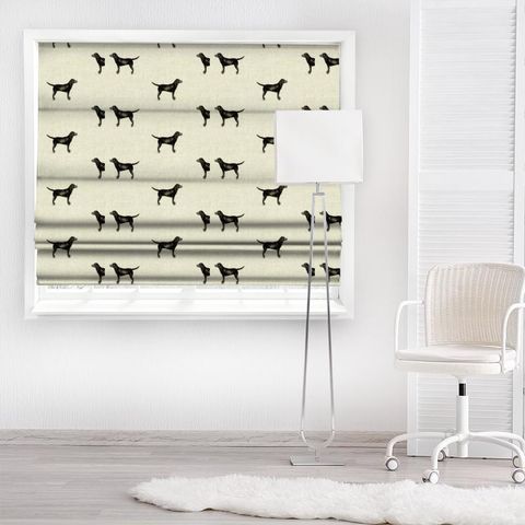 Lucy Labradour Natural Made To Measure Roman Blind