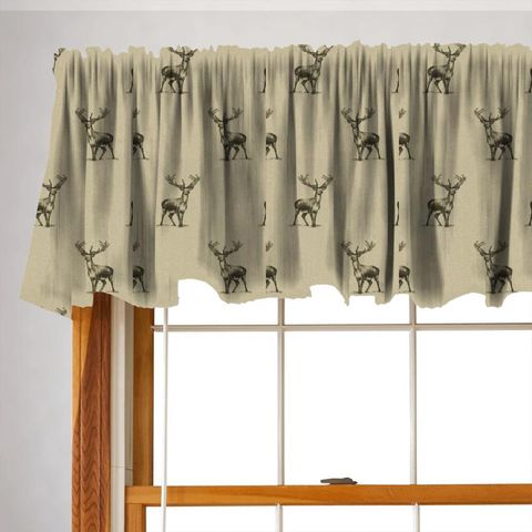 Stewart Stag Linen Valance