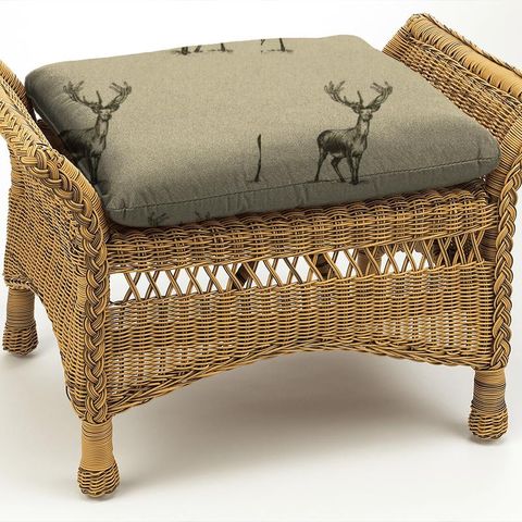 Stewart Stag Linen Box Cushion