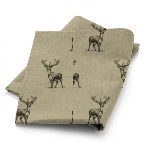 Stewart Stag Linen Fabric