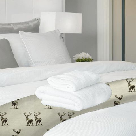 Stewart Stag Natural Bed Runner