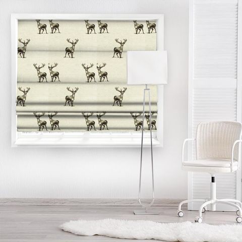 Stewart Stag Natural Made To Measure Roman Blind