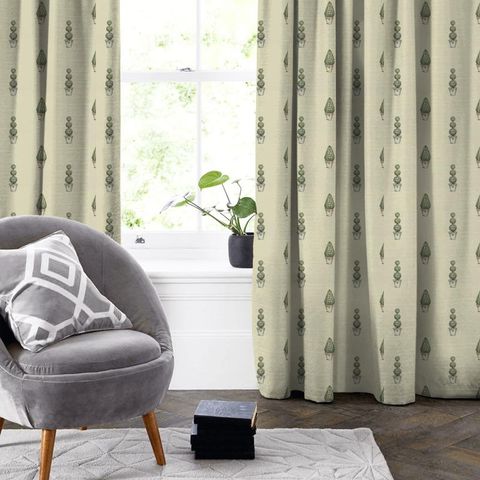 Topiary Natural Made To Measure Curtain