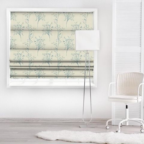 Sarah French blue Made To Measure Roman Blind