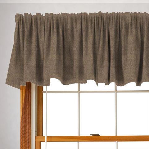 Wool Herringbone Thistle Valance