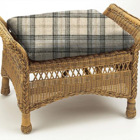 Wool Plaid Bamburgh Box Cushion