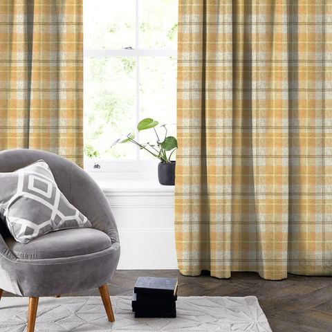 Wool Plaid Penzance Made To Measure Curtain