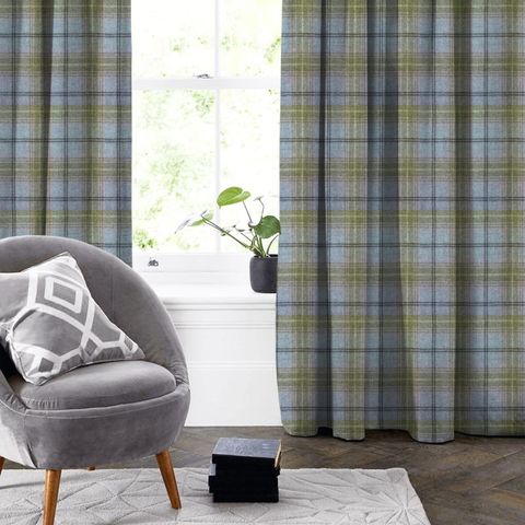Wool Plaid Salcombe Made To Measure Curtain