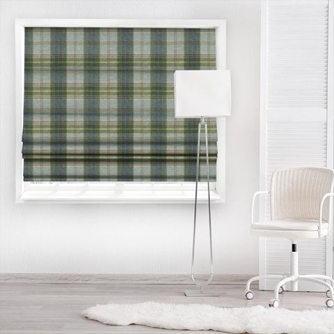 Wool Plaid Saltburn Made To Measure Roman Blind