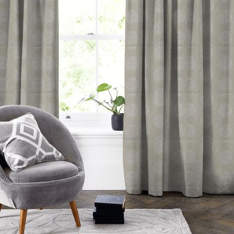 Logs Taupe Made To Measure Curtain