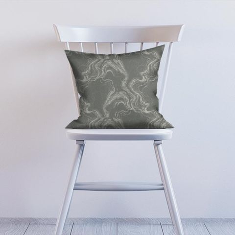 Marble Pewter Cushion