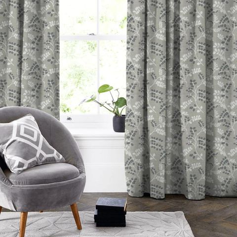 Esme Silver Made To Measure Curtain
