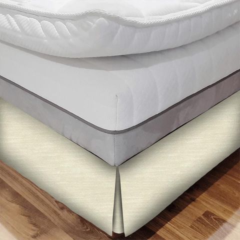 Shadow Cream Bed Base Valance