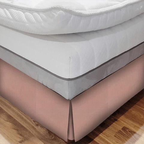 Monza Blush Bed Base Valance