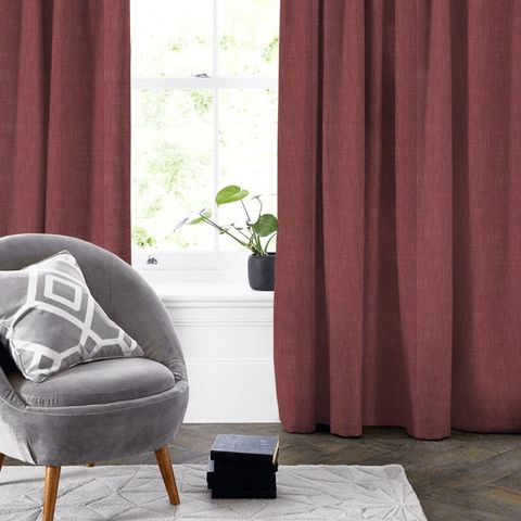 Monza Raspberry Made To Measure Curtain
