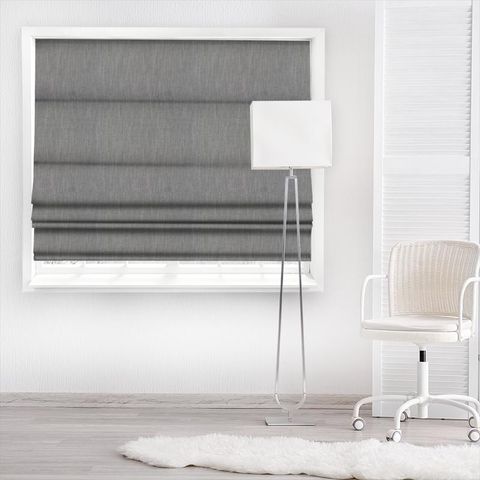 Monza Soft Grey Made To Measure Roman Blind