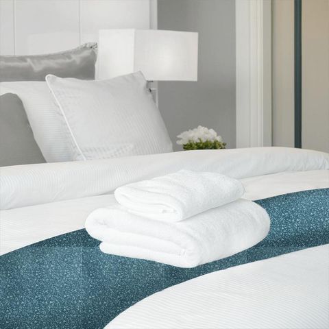 Pharaoh Teal Bed Runner