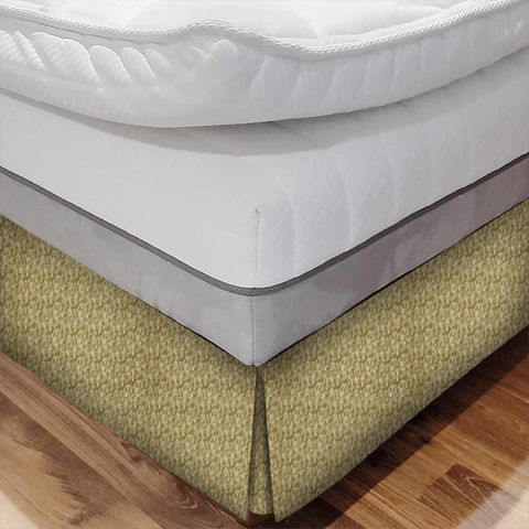 Arlo Lime Bed Base Valance