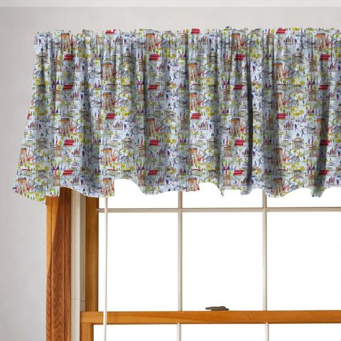 Out And About Sky Blue Valance