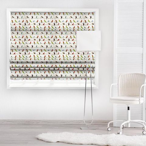 Toucan Talk Paintbox Made To Measure Roman Blind