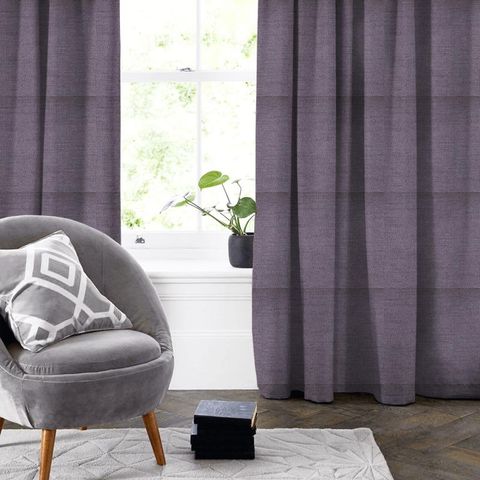 Belvedere Aubergine Made To Measure Curtain