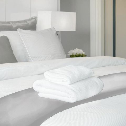 Belvedere Bright White Bed Runner