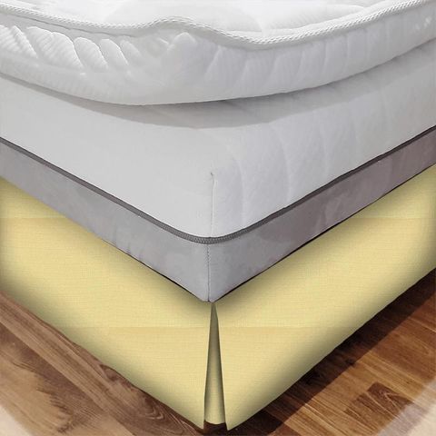 Belvedere Lemon Bed Base Valance