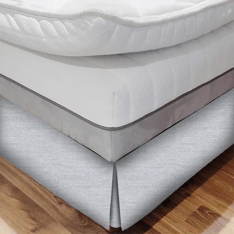 Belvedere Silver Bed Base Valance