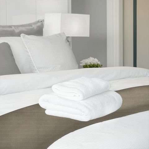 Belvedere Taupe Bed Runner