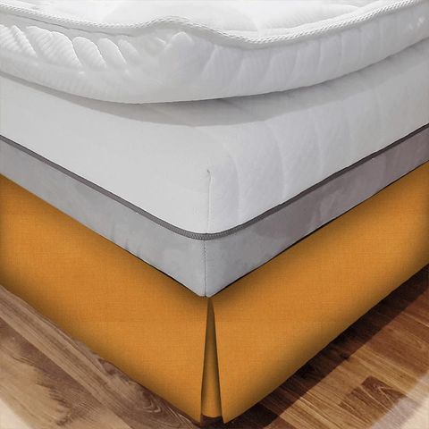Belvedere Topaz Orange Bed Base Valance