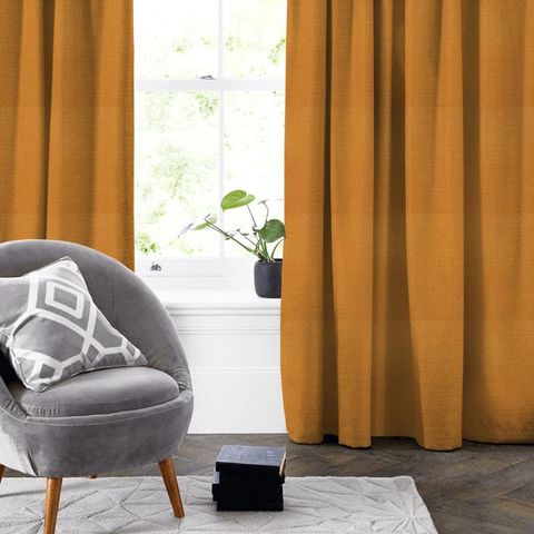 Belvedere Topaz Orange Made To Measure Curtain