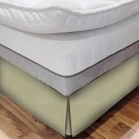 Crystal Grey Green Bed Base Valance