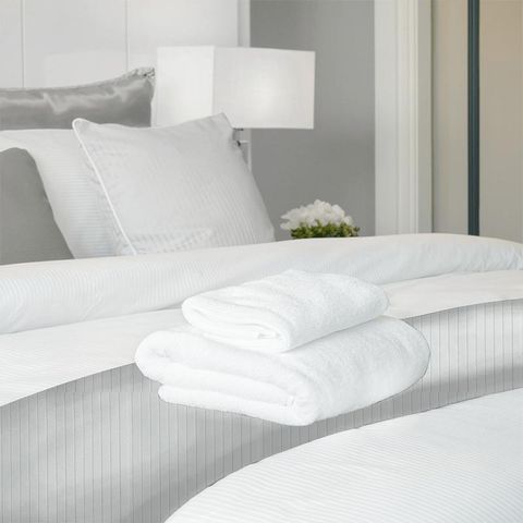 Europa Bright White Bed Runner