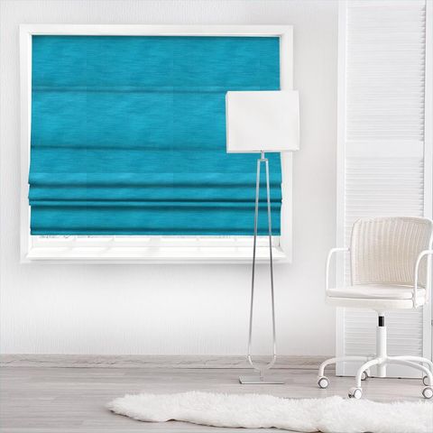 Halo Aqua Made To Measure Roman Blind