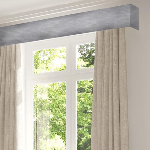 Halo Feather Grey Pelmet