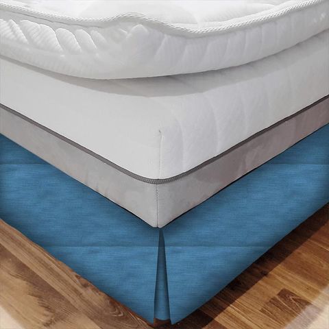 Halo Lyons Blue Bed Base Valance