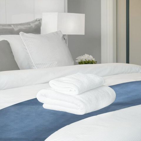 Halo Mineral Blue Bed Runner