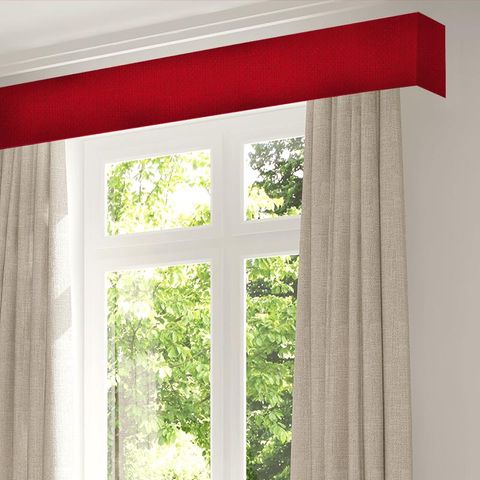 Kiloran Poppy Red Pelmet