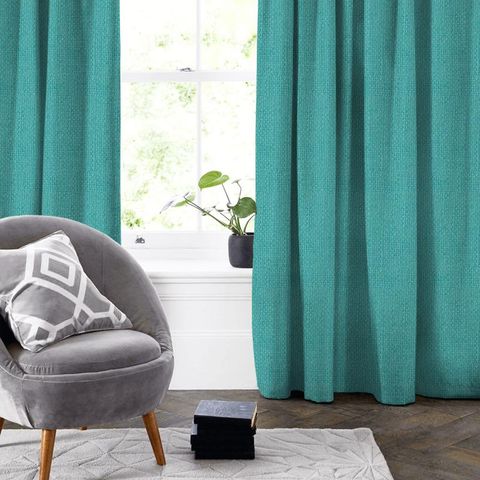 Kiloran Turquoise Made To Measure Curtain