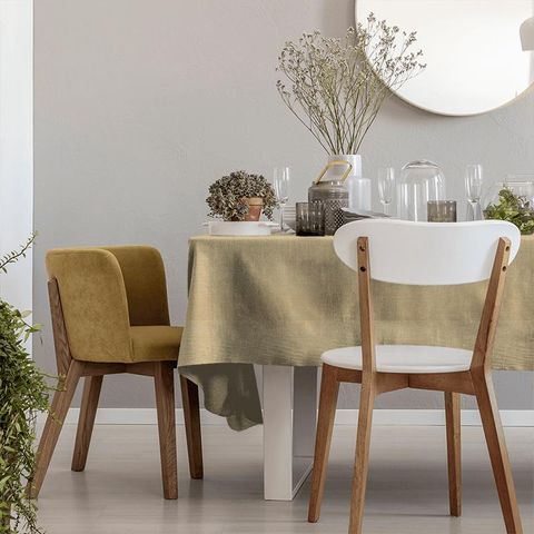 Komodo Silk Almond Tablecloth