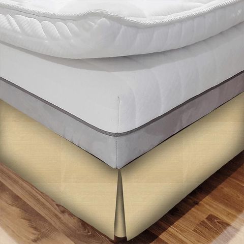 Komodo Silk Almond Bed Base Valance