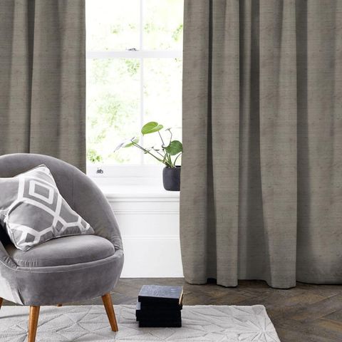 Komodo Silk Ash Made To Measure Curtain