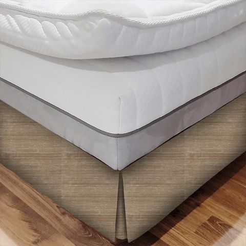 Komodo Silk Brown Sugar Bed Base Valance