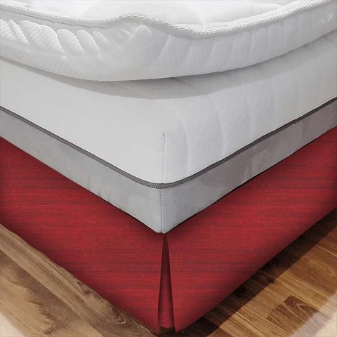 Komodo Silk Cherry Bed Base Valance