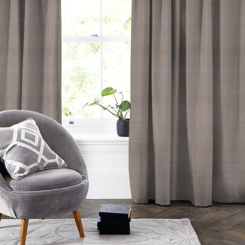 Komodo Silk Feather Grey Made To Measure Curtain